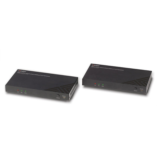 Lindy 100m Cat.6 HDMI 4K60, Audio, IR and RS-232 HDBaseT Extender KVM Switch