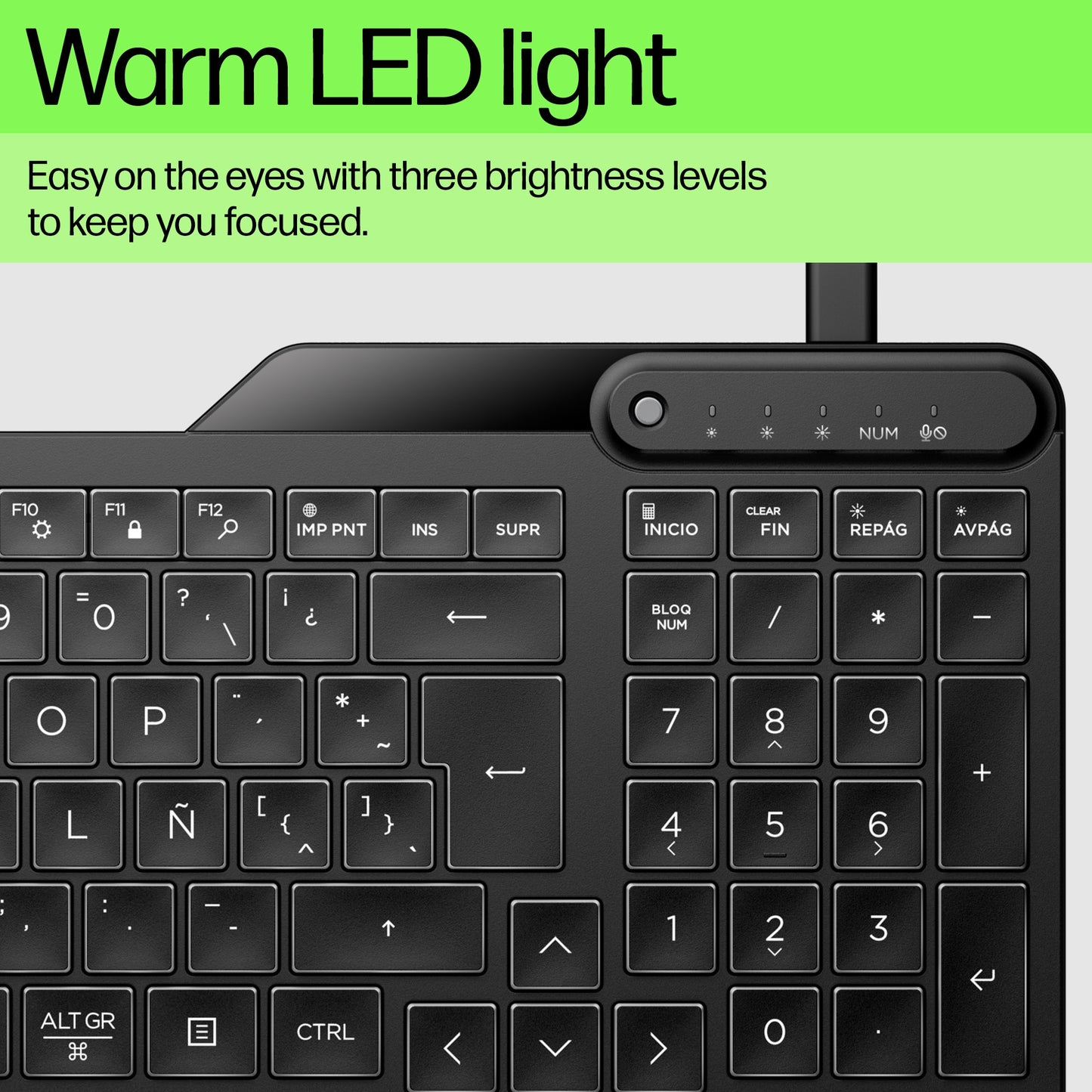 HP 400 Wired Keyboard