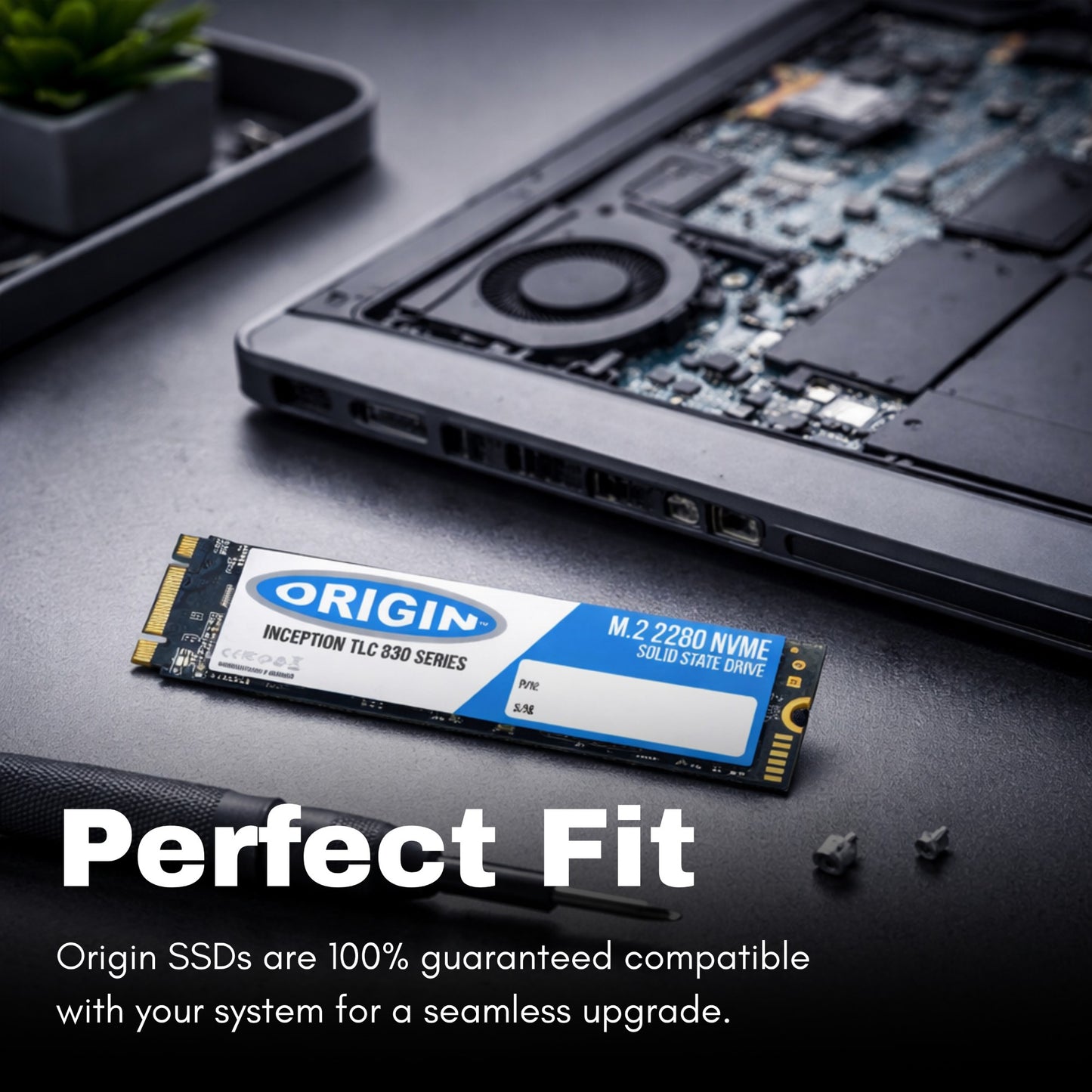 Origin Storage OTLC1TB3DNVMEM.2/80 1TB M.2 NVMe PCIe Gen3 SSD