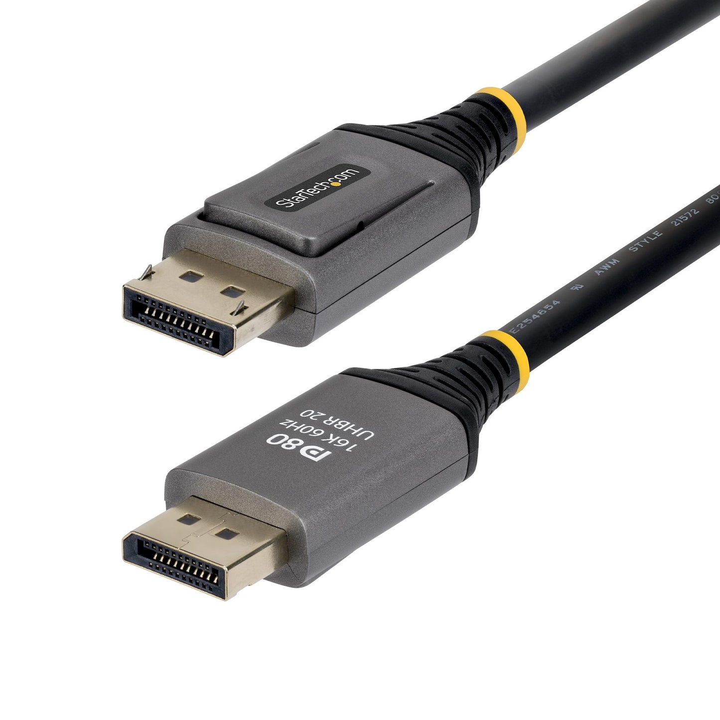 StarTech.com 2m DisplayPort 2.1 Cable, VESA Certified DP80 DisplayPort Cable