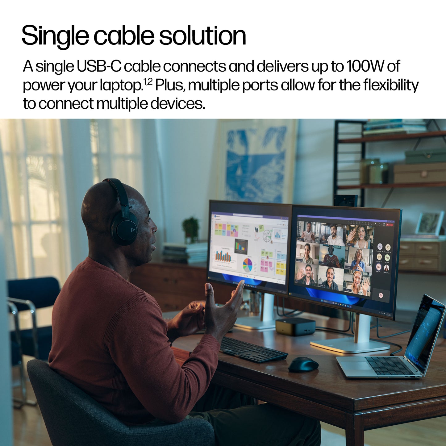 HP G6 USB-C Docking Station 100W
