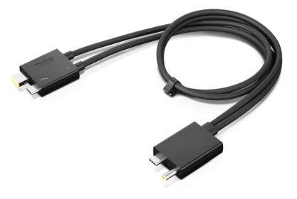 Lenovo 4X90U90616 USB graphics adapter Black Hub