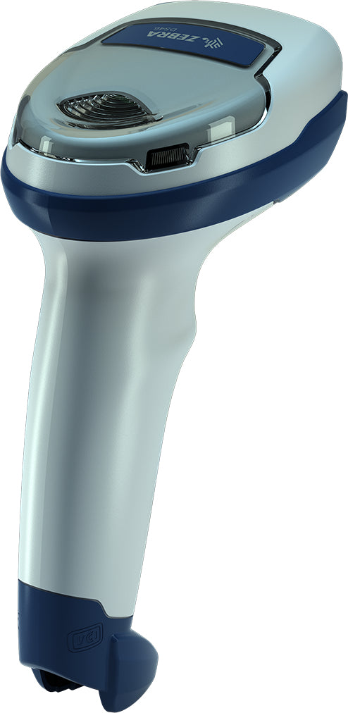 Zebra DS4608-HC Handheld bar code reader 1D/2D LED Blue, White Barcode Scanner
