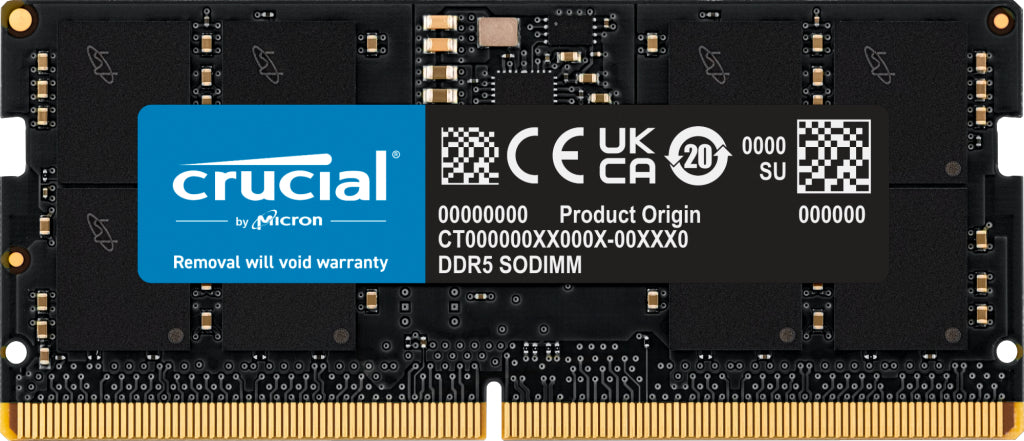Crucial 24GB (1x24GB) DDR5 SO-DIMM Laptop RAM