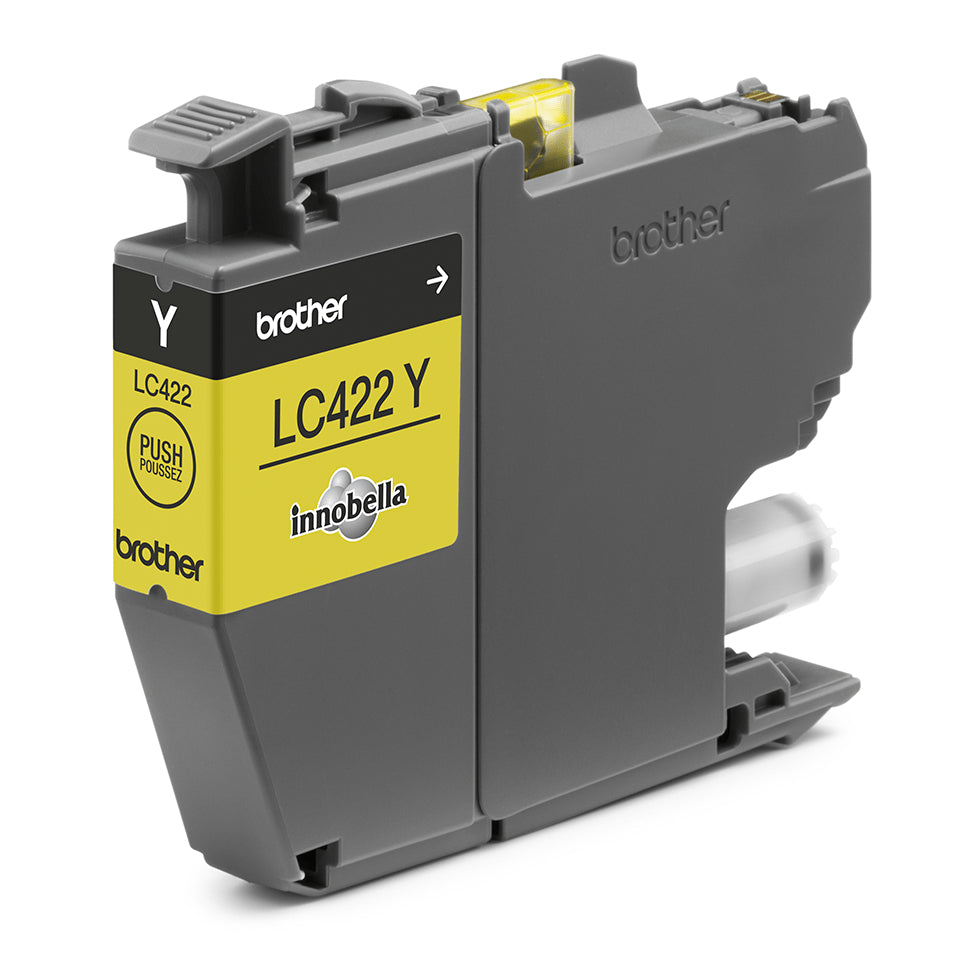 Brother LC-422Y Yellow Ink Cartridge (550 pages, Brother MFC-J 5340)