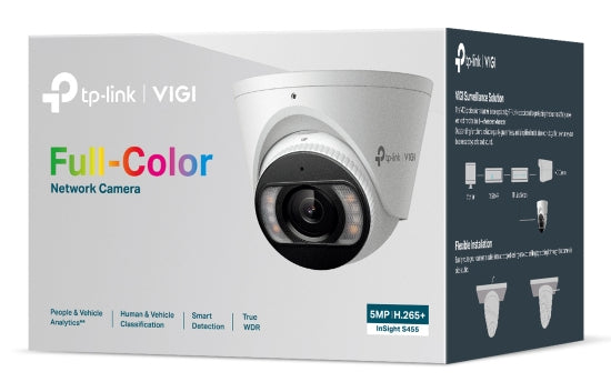 TP-LINK INSIGHT S455 Turret IP security camera Outdoor 2880 x 1620 pixels Ceiling