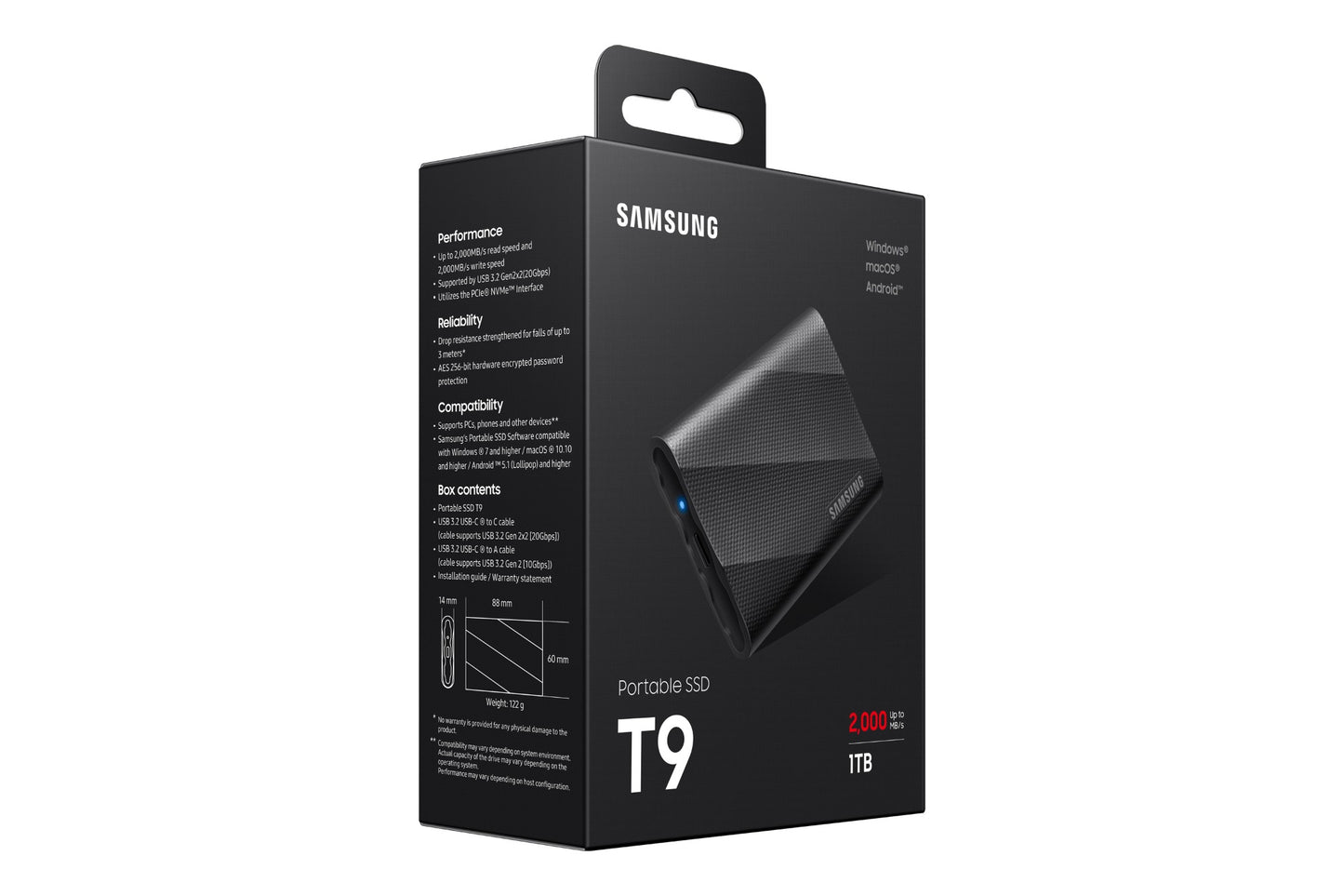 Samsung Black 1TB SSD (G1T0BEU)