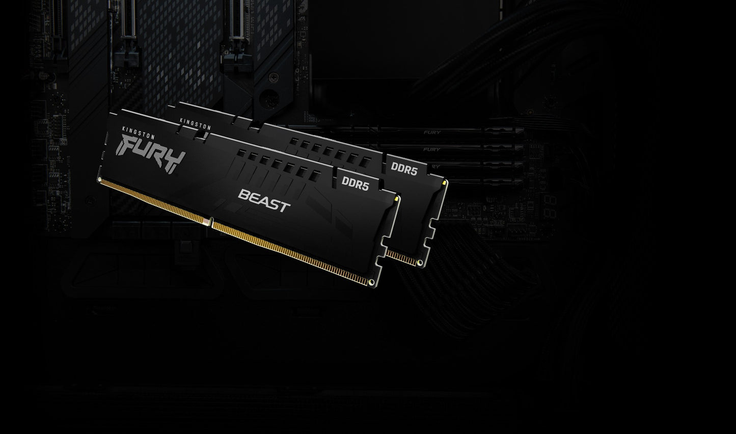 Kingston Technology FURY Beast 16GB DDR5 6400MT/s CL32 Desktop RAM (32BBE16)