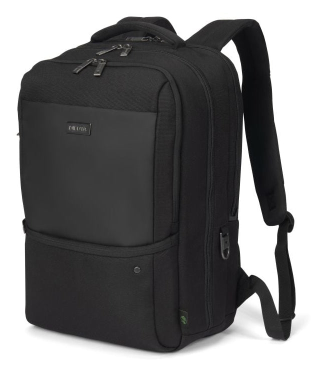 Dicota D32163-RPET laptop case 43.9 cm (17.3") Briefcase Black Laptop Bag