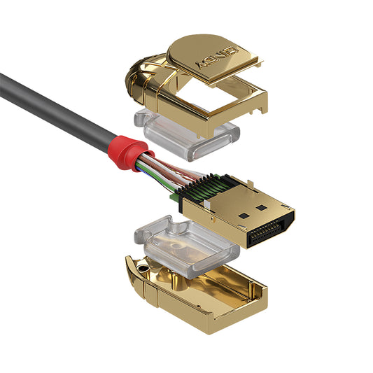 Lindy 5m DisplayPort 1.2 Cable, Gold Line