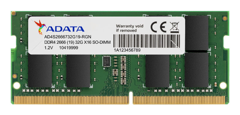 ADATA 8GB DDR4 2666MT/s SO-DIMM Laptop RAM