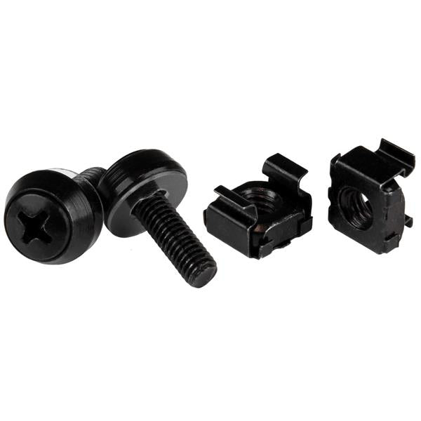 StarTech.com 100-Pack M5 12mm Screws, Square Hole Cage Nuts and Installation Tool Rack