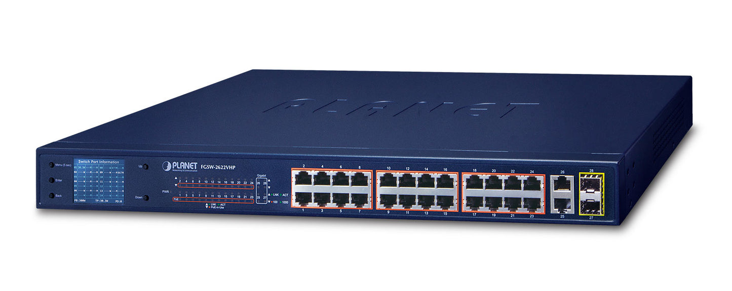 Planet FGSW-2622VHP network switch PoE
