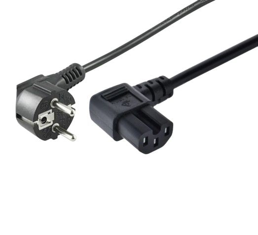 Microconnect MC-JT008/HT3W-H05VV-F-3.0 power cable Black 3 m Power plug type E+F C15