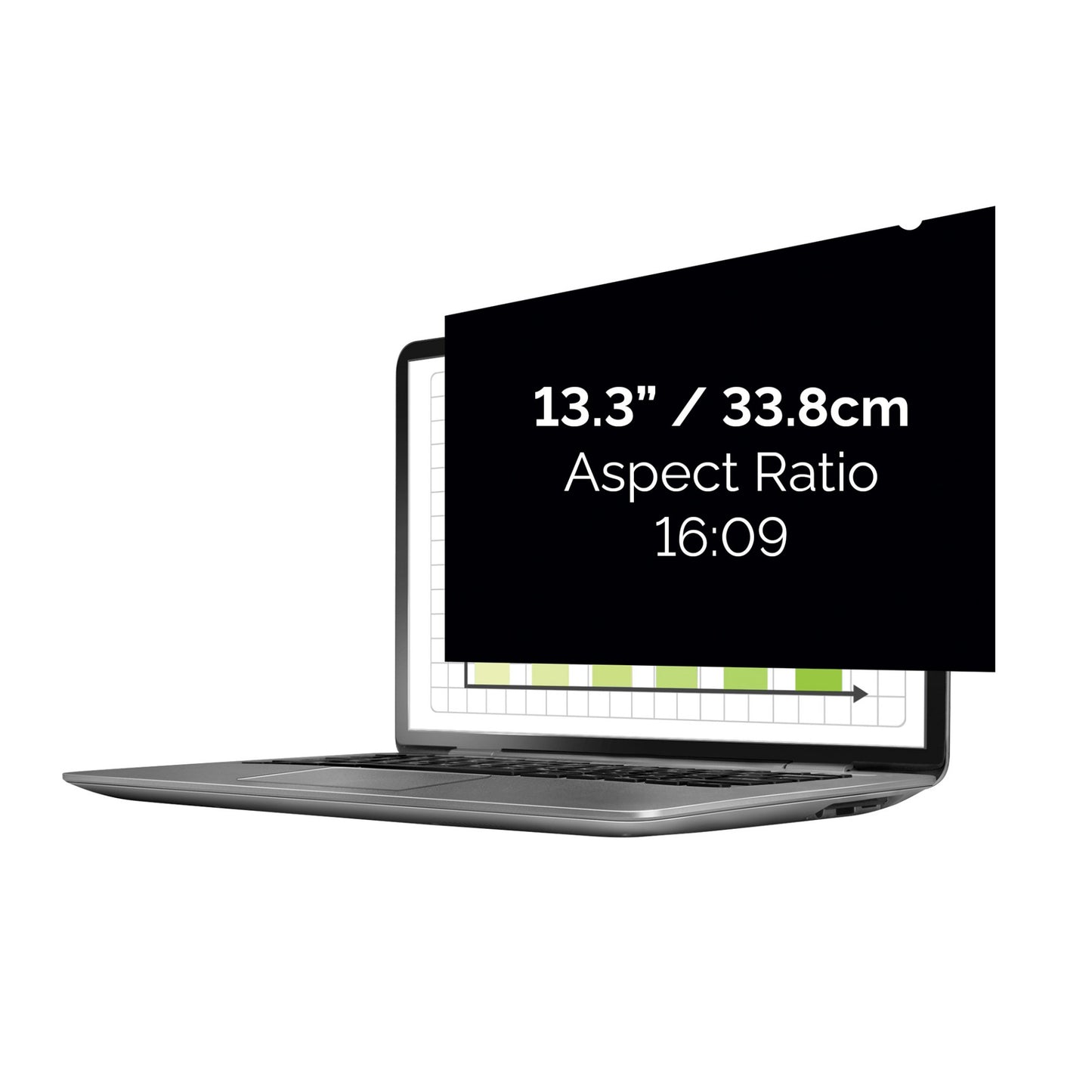 Fellowes PrivaScreen 33.8 cm (13.3") Laptop Frameless display privacy filter