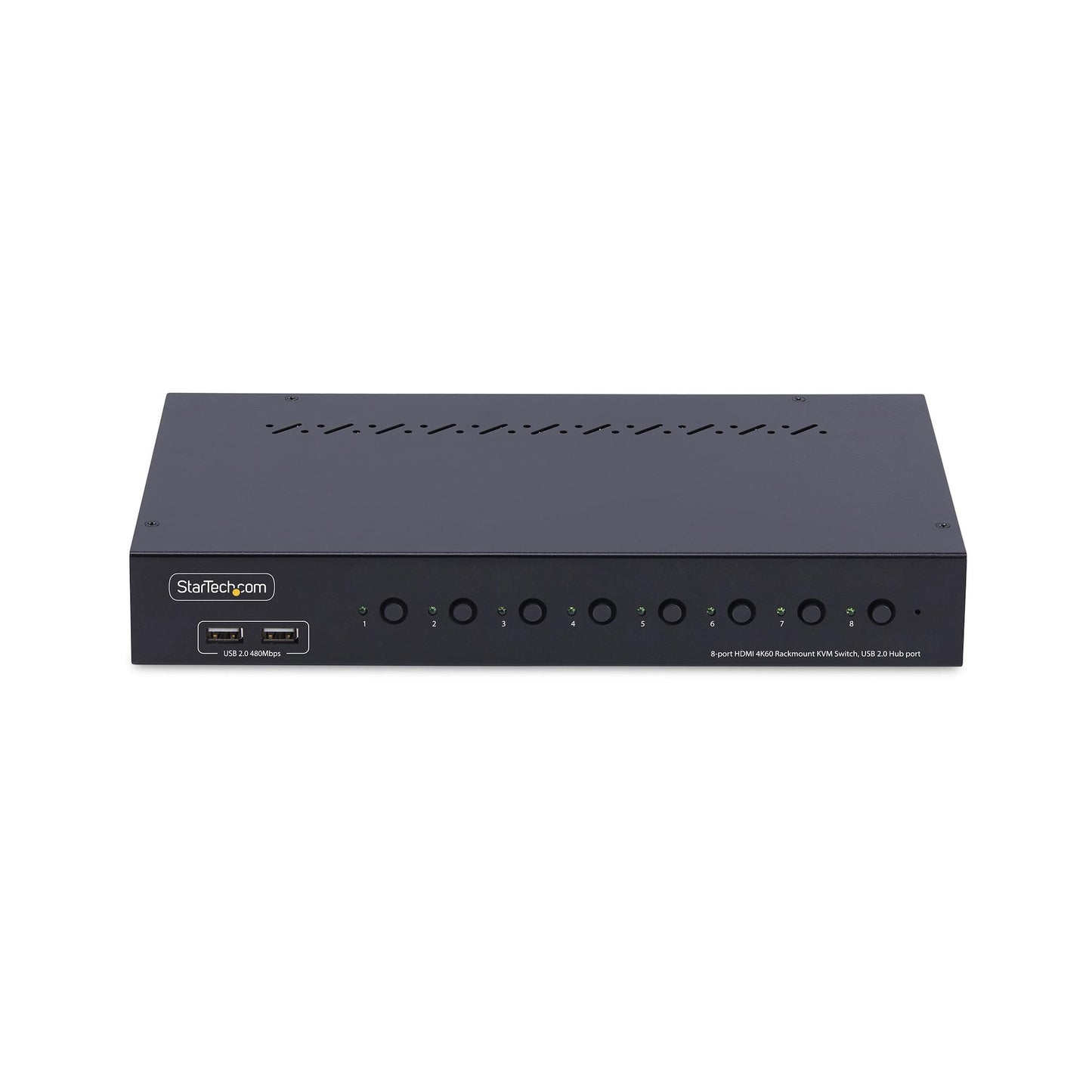 StarTech.com 8-Port HDMI KVM Switch with 1U Rack Mount Kit, 4K 60Hz HDMI 2.0