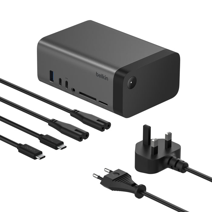 Belkin Connect USB Type-C 10000 Mbit/s Grey Hub