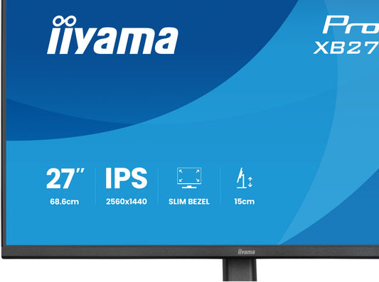 iiyama ProLite XB2791QS-B1 27" QHD IPS Monitor