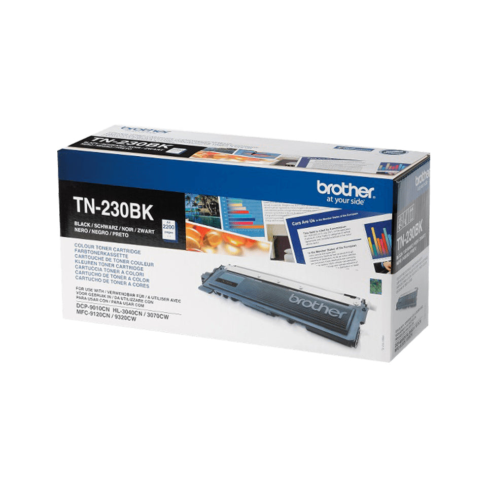 Brother TN-230BK Black Toner Cartridge (2.2K pages, Brother HL-3040 CN)