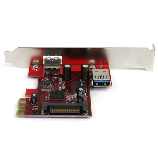 StarTech.com 2 port PCI Express SuperSpeed USB 3.0 Card with UASP Support - 5Gbps Hub