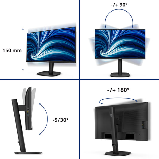 Philips 3000 series 24B2N3200J/00 23.8" Full HD IPS 120Hz Monitor