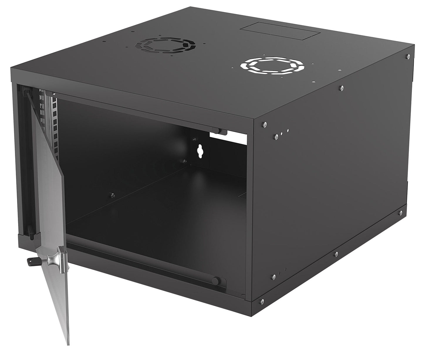 Intellinet 19" Network Cabinet - Wall Mount (Basic), 6U, 560mm Deep, Black Rack