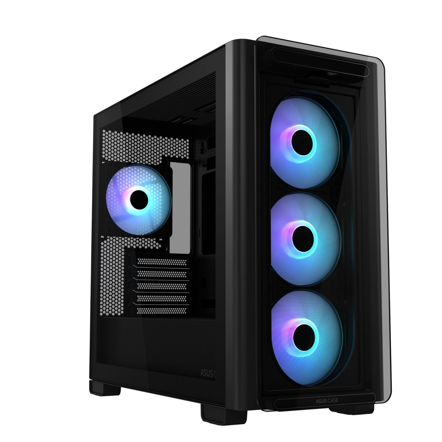 ASUS A23 PLUS TG ARGB BLACK Micro Tower PC Case