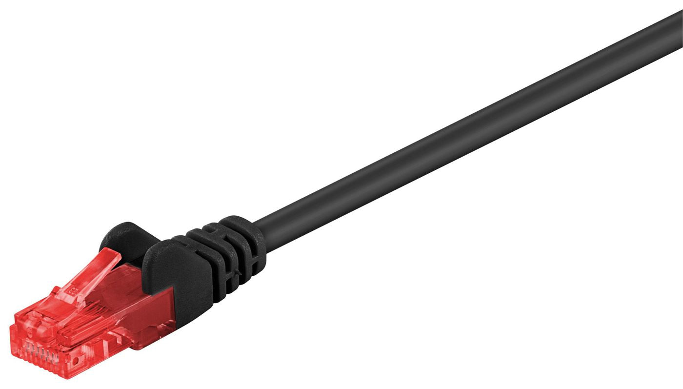 Microconnect B-UTP630S networking cable Black 30 m Cat6 U/UTP (UTP)