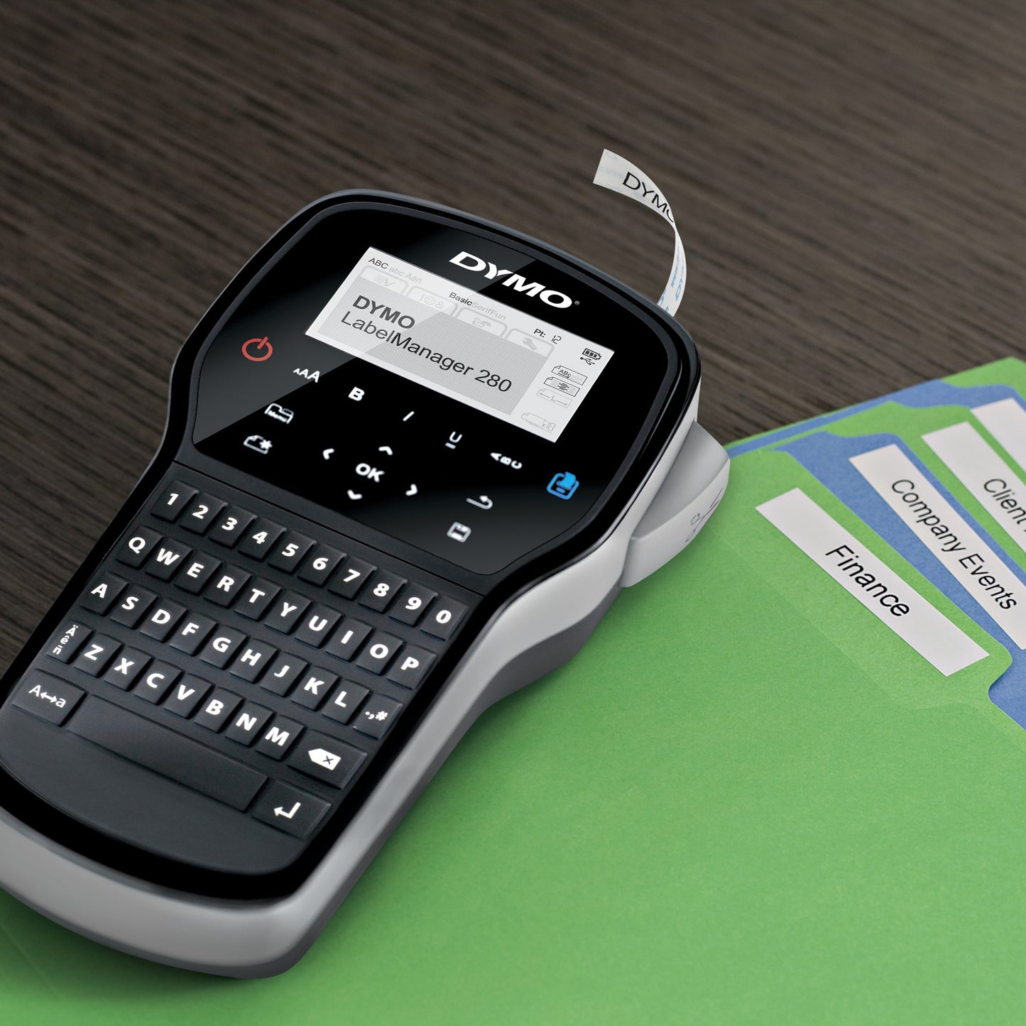 DYMO LabelManager 280 Label Maker | Rechargeable Handheld Label Printer with QWERTY