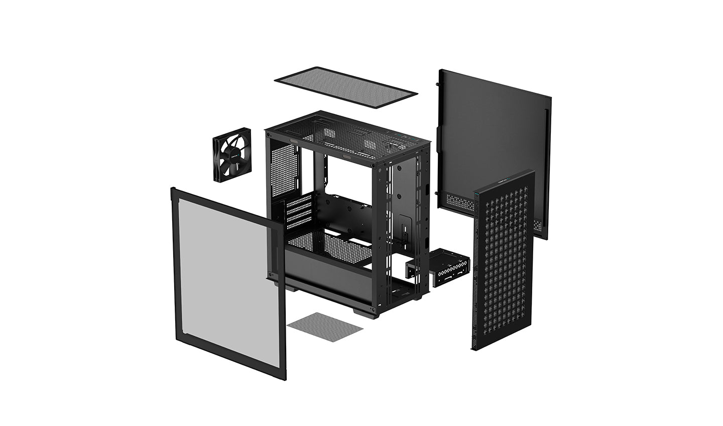 DeepCool CH370 Mini Tower Black PC Case