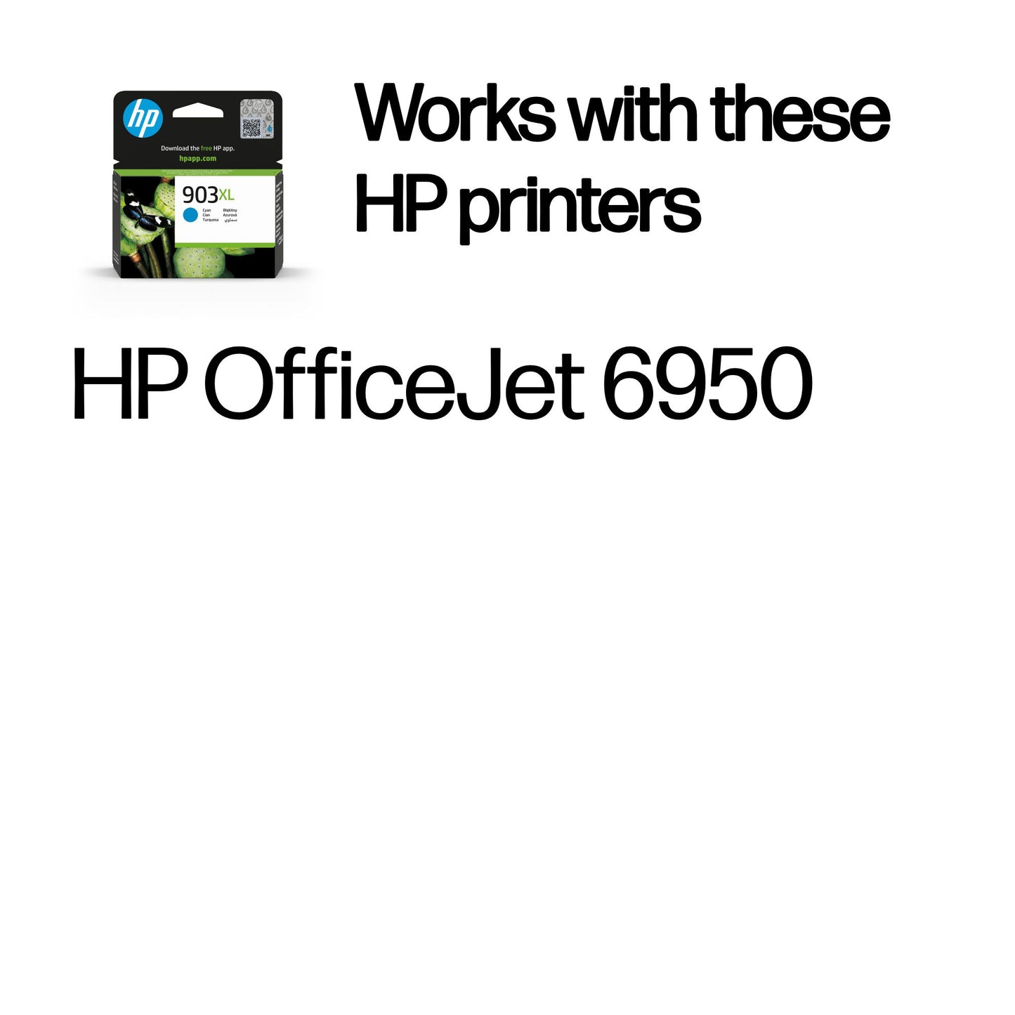 HP T6M03AE/903XL Cyan Ink Cartridge (750 pages)
