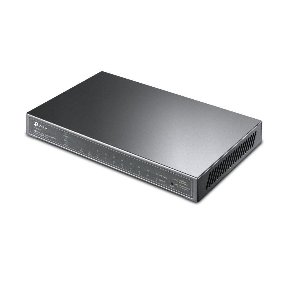 TP-LINK JetStream 10-Port Gigabit Smart Switch with 8-Port PoE+