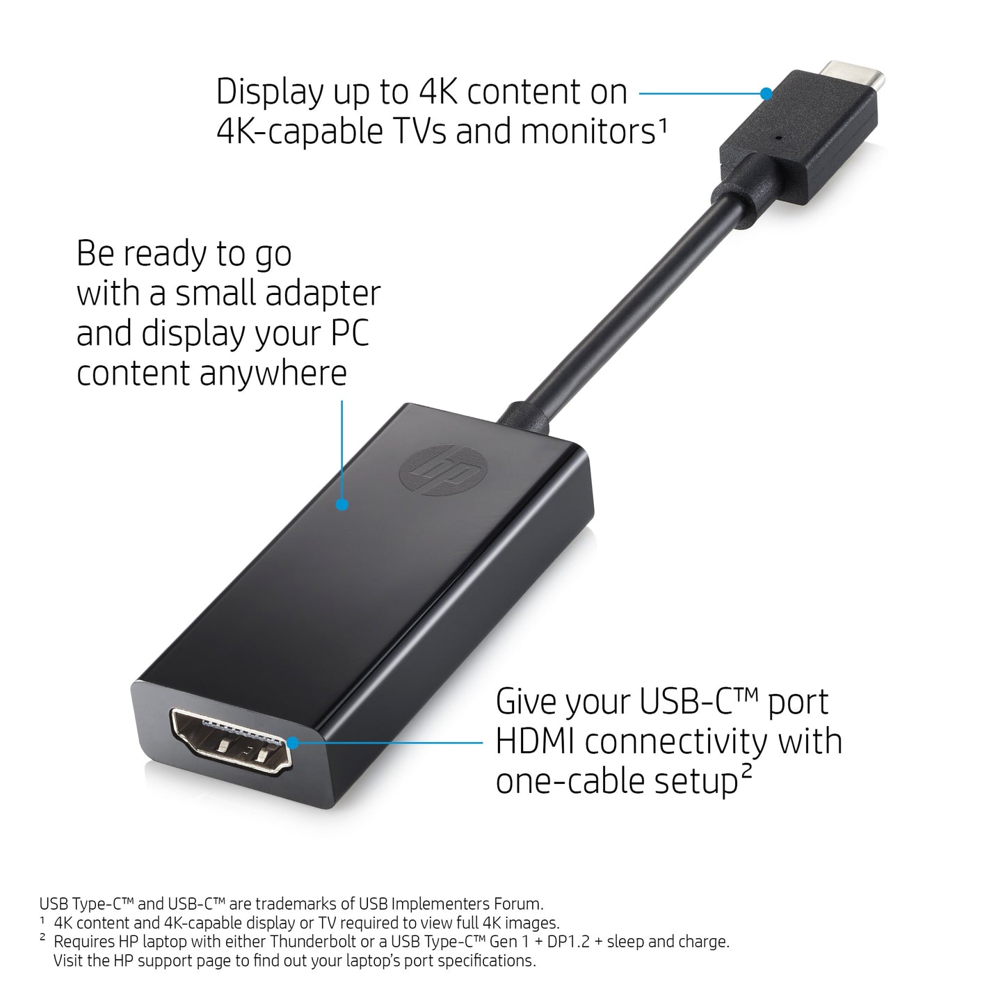 HP 2PC54AA interface cards/adapter HDMI Hub