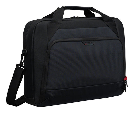 Targus EcoSmart 45.7 cm (18") Briefcase Black, Red Laptop Bag