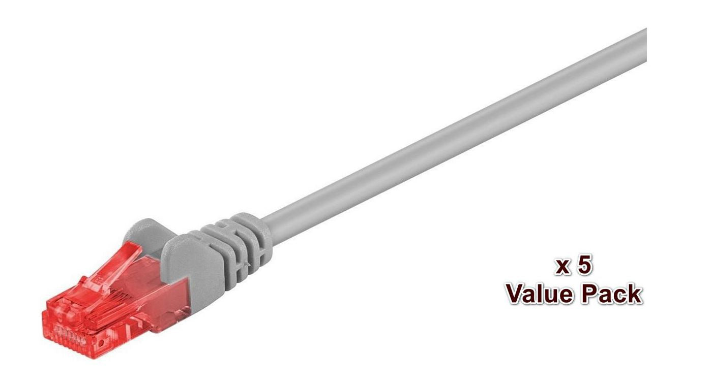 Microconnect V-UTP615VP networking cable Grey 15 m Cat6 U/UTP (UTP)