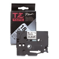 Brother TZ-S141 DirectLabel black on Transparent extra strong 18mm x 8m for Brother Labels