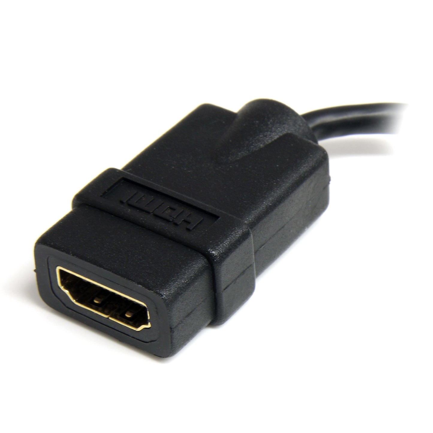 StarTech.com Micro HDMI to HDMI Adapter - 4K 30Hz Video - Durable High Speed Micro Cable