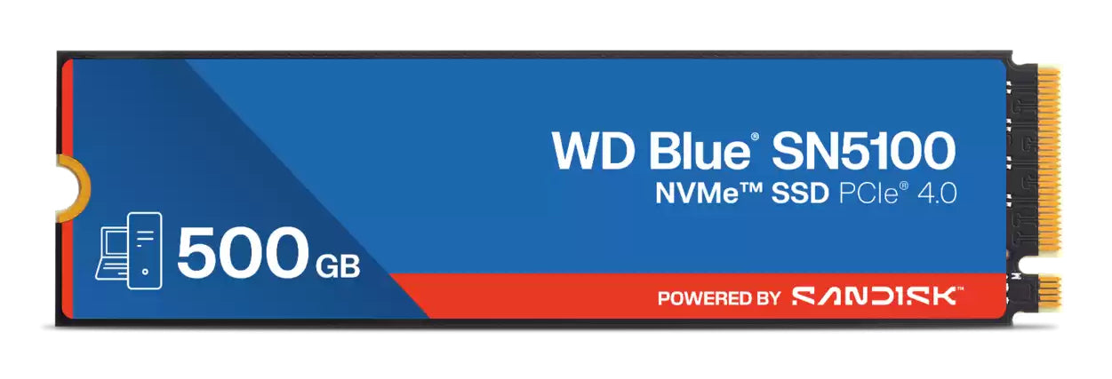 Western Digital Blue 500GB M.2 NVMe PCIe Gen4 SSD