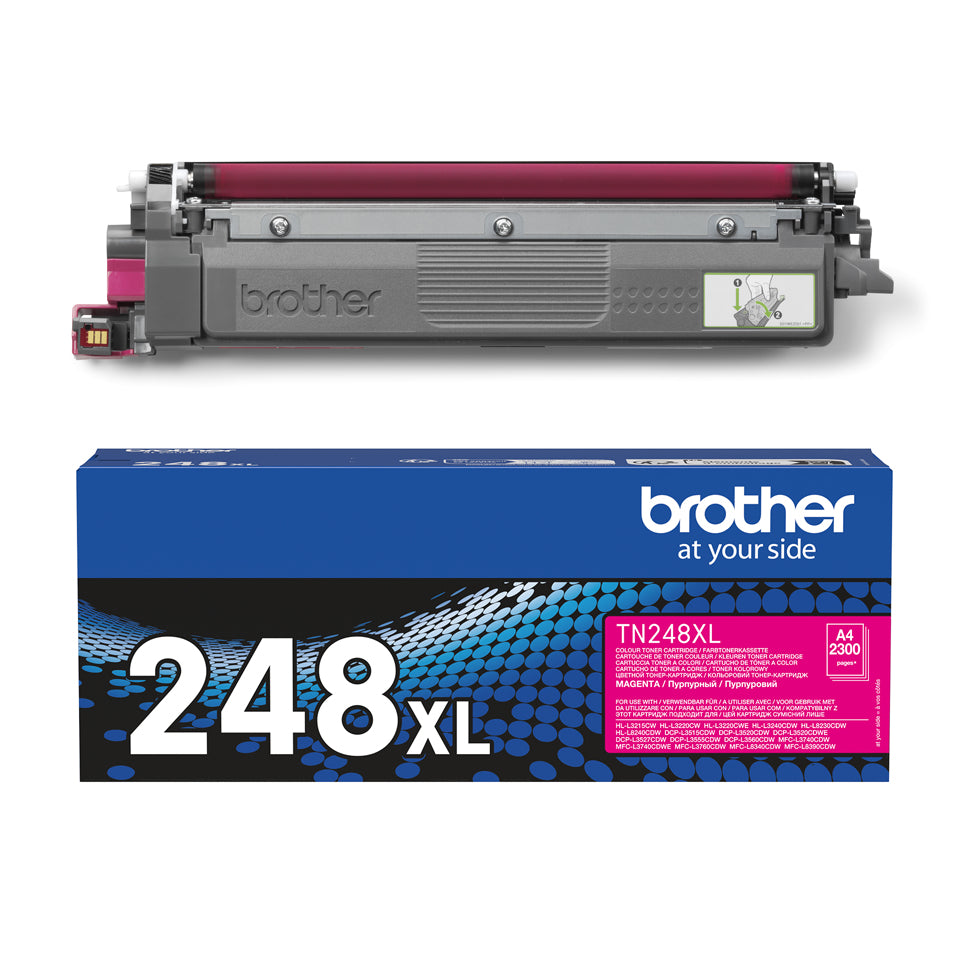 Brother TN-248XLM Magenta Toner Cartridge (2.3K pages)