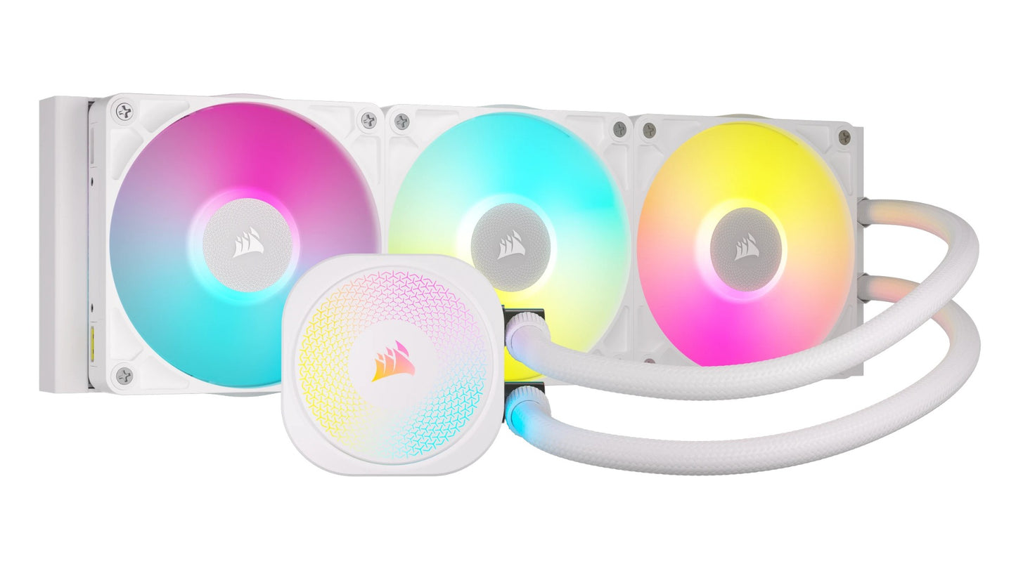 Corsair iCUE LINK TITAN RX RGB Processor All-in-one liquid cooler 12 cm White 1 pc(s) Cooling