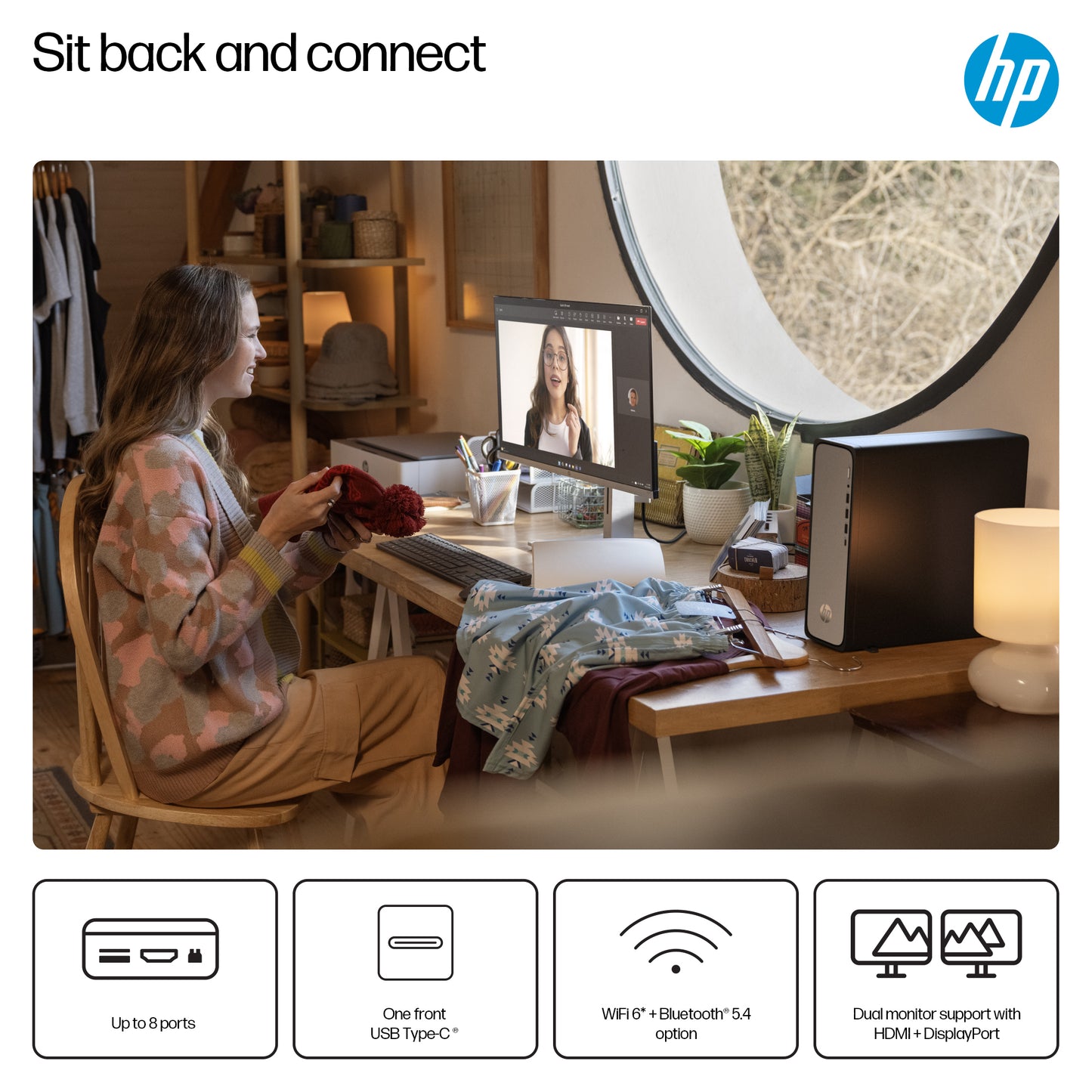 HP OmniDesk Slim S03-0009na Core i5-14400 8GB 512GB SSD Tower PC