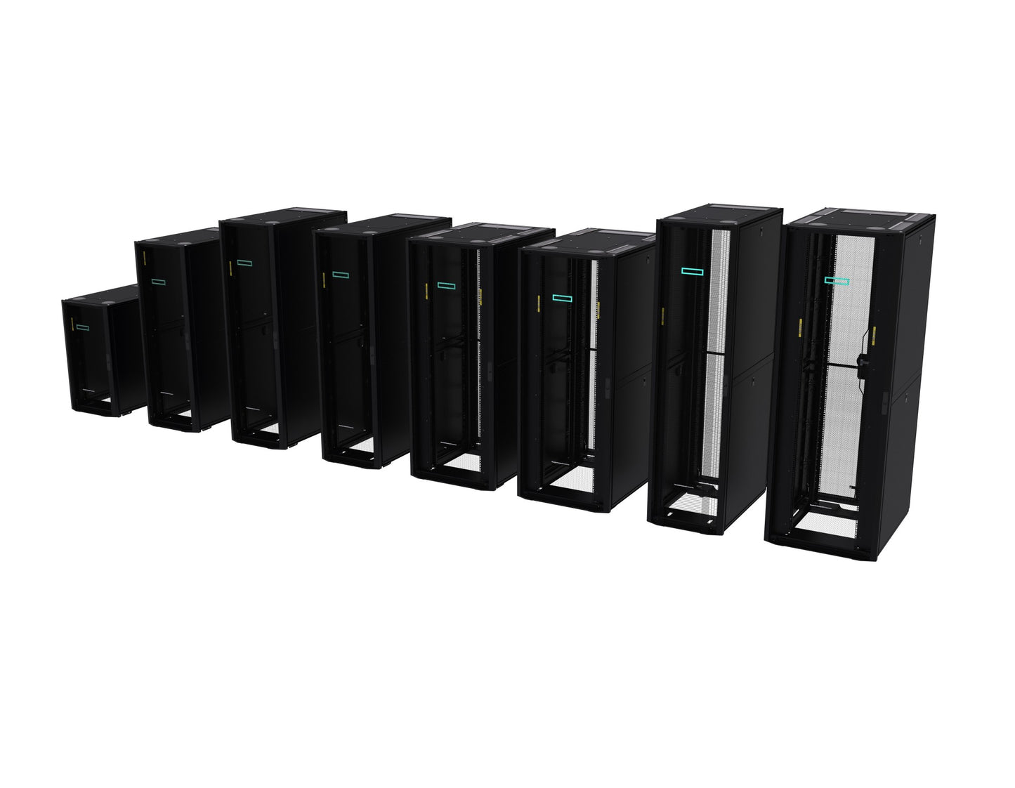 HPE 36U 600mmx1075mm G2 Kitted Advanced Shock Rack with Side Panels and Baying