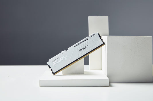 Kingston Technology FURY Beast 16GB DDR5 6000MT/s CL30 Desktop RAM (White)