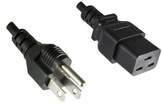 Microconnect PE110518 power cable Black 1.8 m Power plug type B C19 coupler