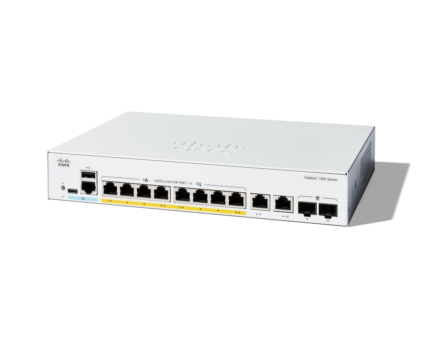 Cisco Catalyst 1300-8P-E-2G Switch PoE