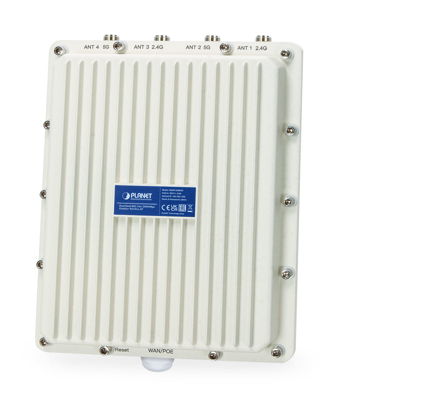 Planet IP67 Wi-Fi 6 802.11ax, Dual WiFi 6 Networking