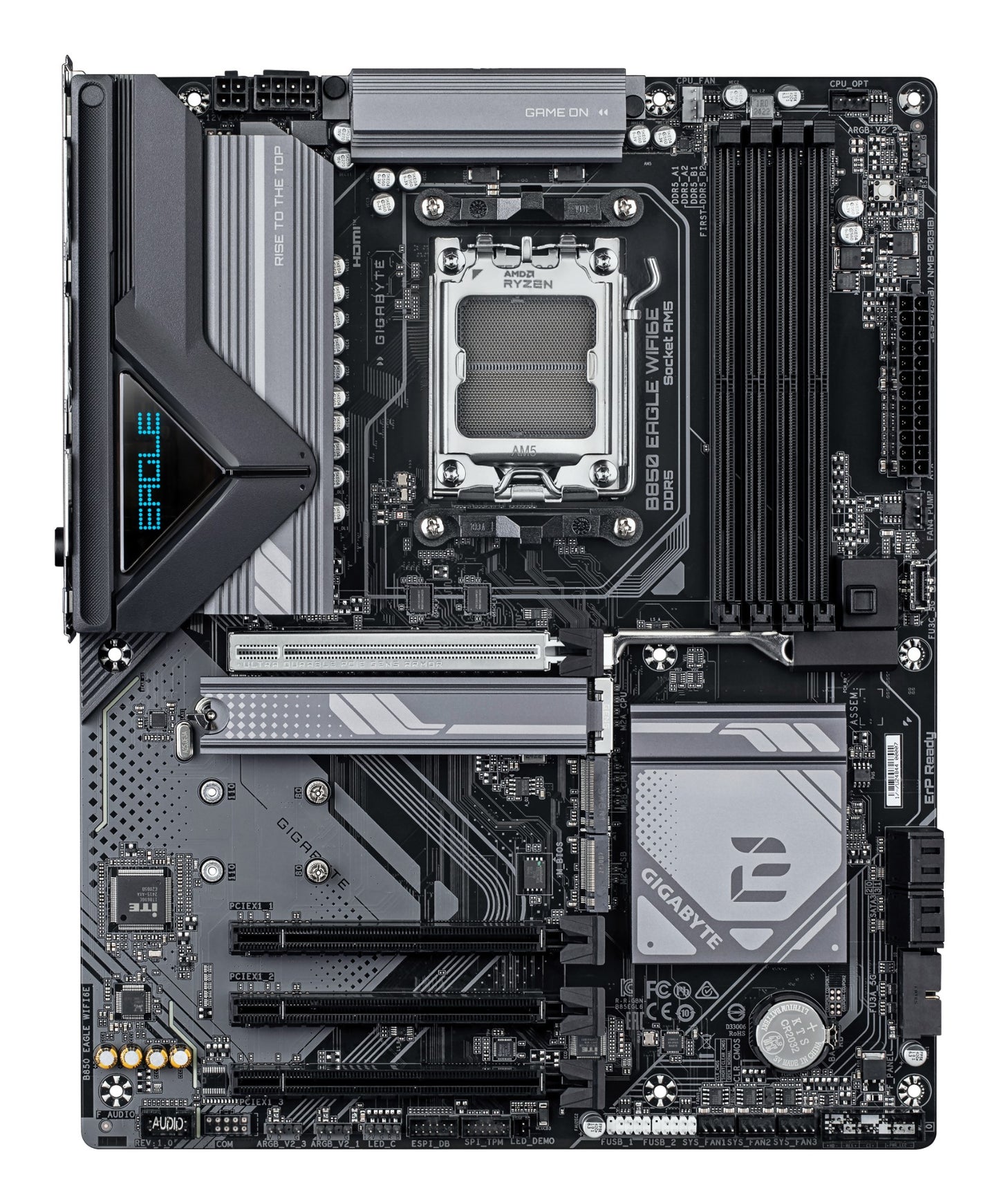 Gigabyte B850 EAGLE WIFI6E Motherboard - AMD Ryzen 9000 Series CPUs, 8+2+2 Phases