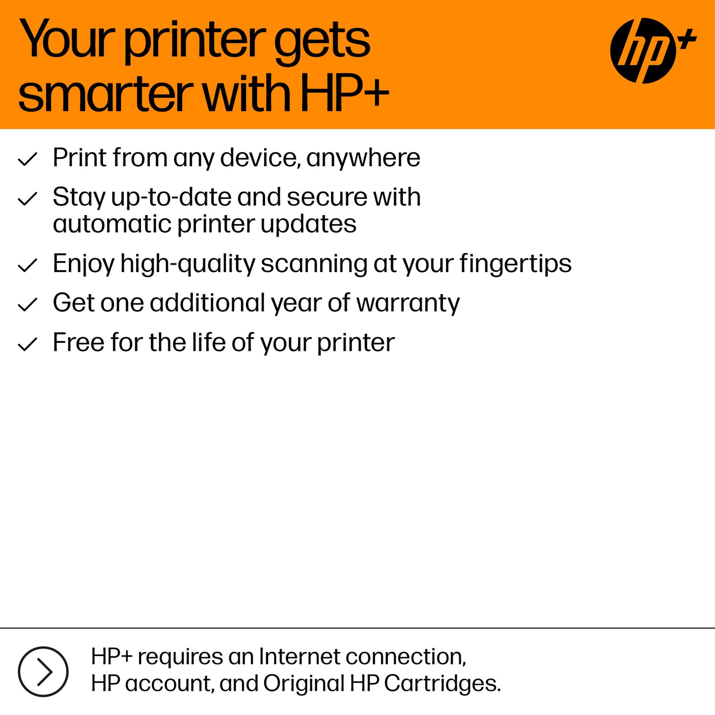 HP OfficeJet Pro 8125e Wireless All-in-One Color Printer, Instant Ink; Two-sided
