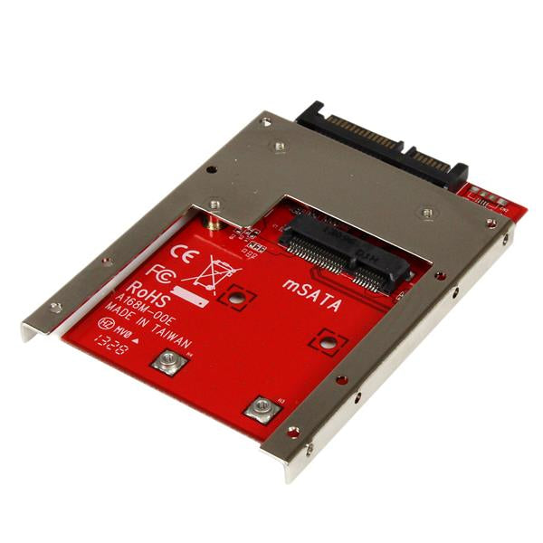 StarTech.com mSATA SSD to 2.5in SATA Adapter Converter - TAA Hub