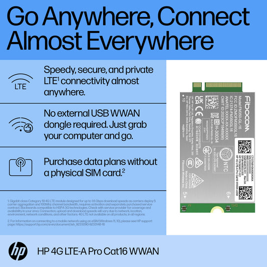 HP 4G LTE-A Pro Cat16 WWAN Internal Network Adapter